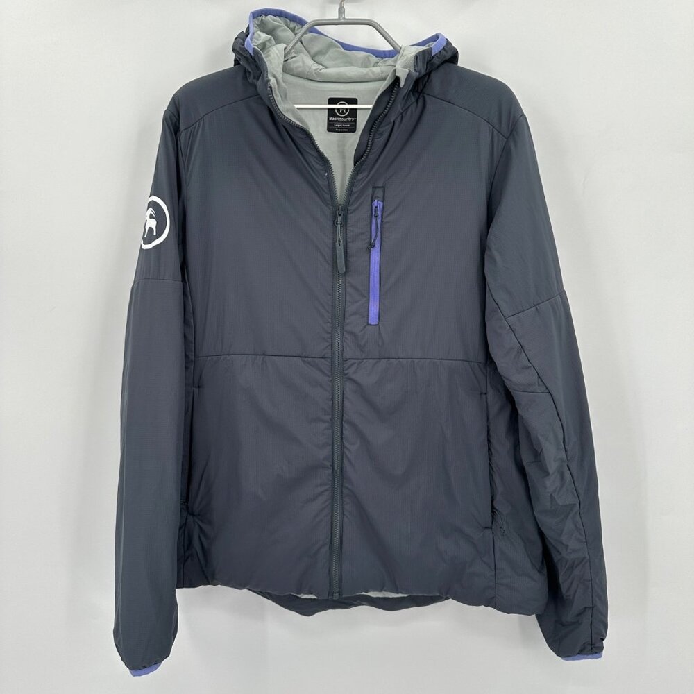 Backcountry Wolverine Cirque 2.0 Hooded Full Zip Jacket Insulated sz L Women's
